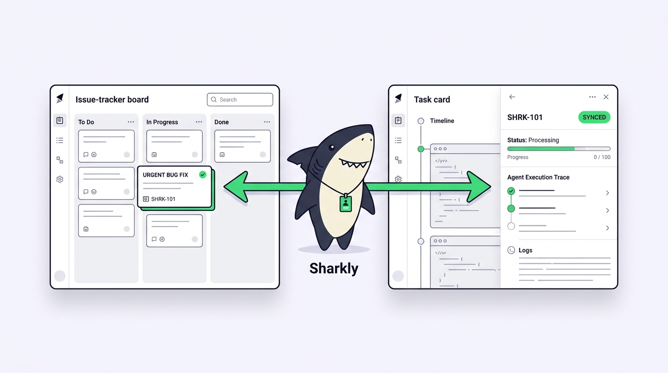 Sharkly vs. Jira: Where Should Your AI Agents Actually Run?